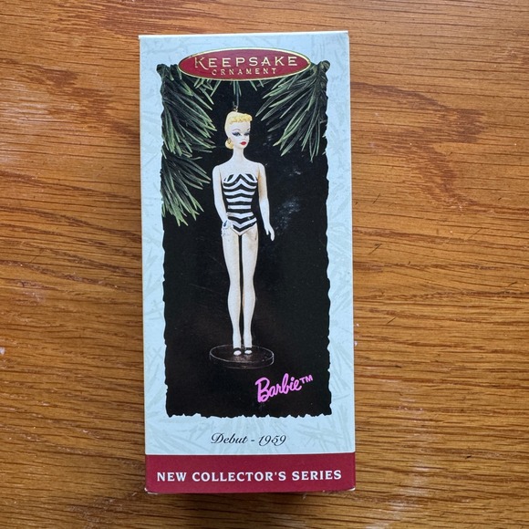 Barbie Other - Hallmark Keepsake Ornament Barbie Debut 1959 New Collector Series 1994 Edition